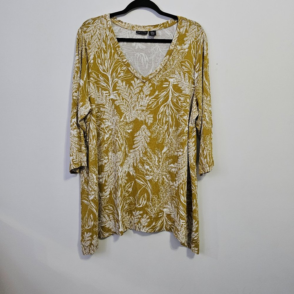 GUC Plus size TAHARI long sleeve tunic size 2X